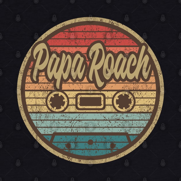 papa roach cassette retro circle by penciltimes